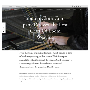 London Cloth on ignant.net